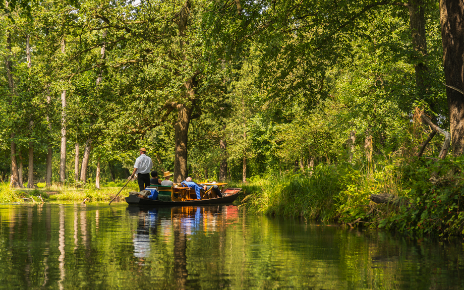 Kahnfahrt im Spreewald, Deutschland