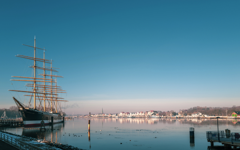 Segelschiff in Travemünde