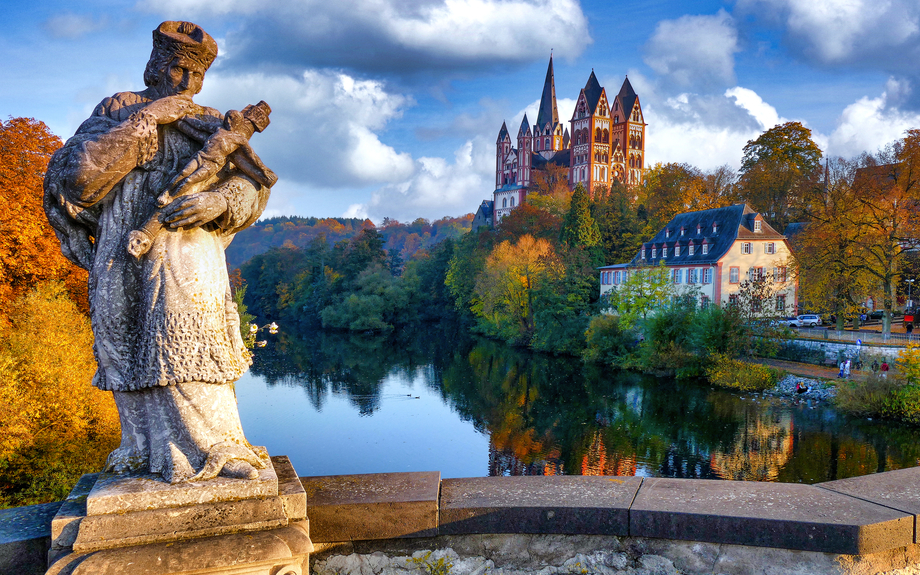 Limburg an der Lahn im Herbst, Deutschland