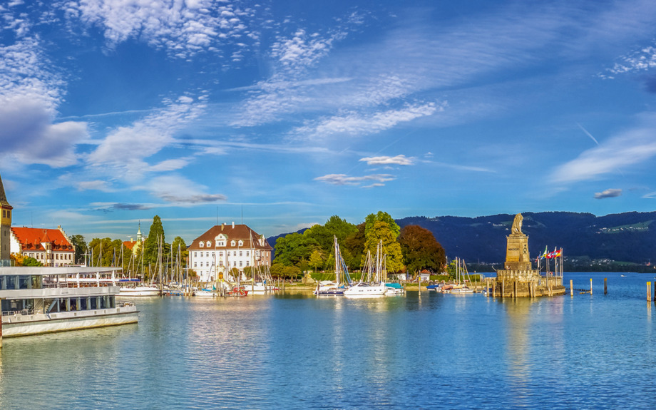 Lindau am Bodensee, Hafenpanorama